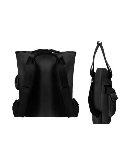 Cartera antartik bolso mochila casual color negro 400x120x390 mm