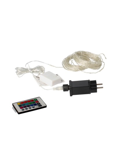Guirnalda Luces Navidad 200 Leds Multicolor RGB Con Mando Luz Navidad Interiores y Exteriores Ip44