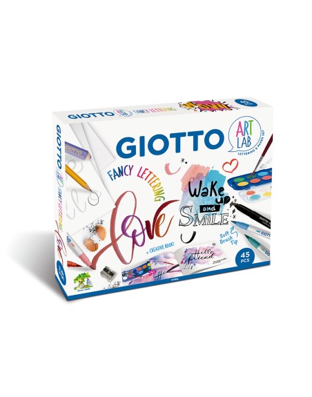 Set creativo giotto art lab fancy lettering