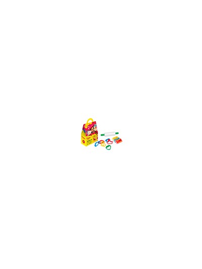 Pintura a dedos jovi pastel super kit 4 botes 35 ml + 20 plantillas