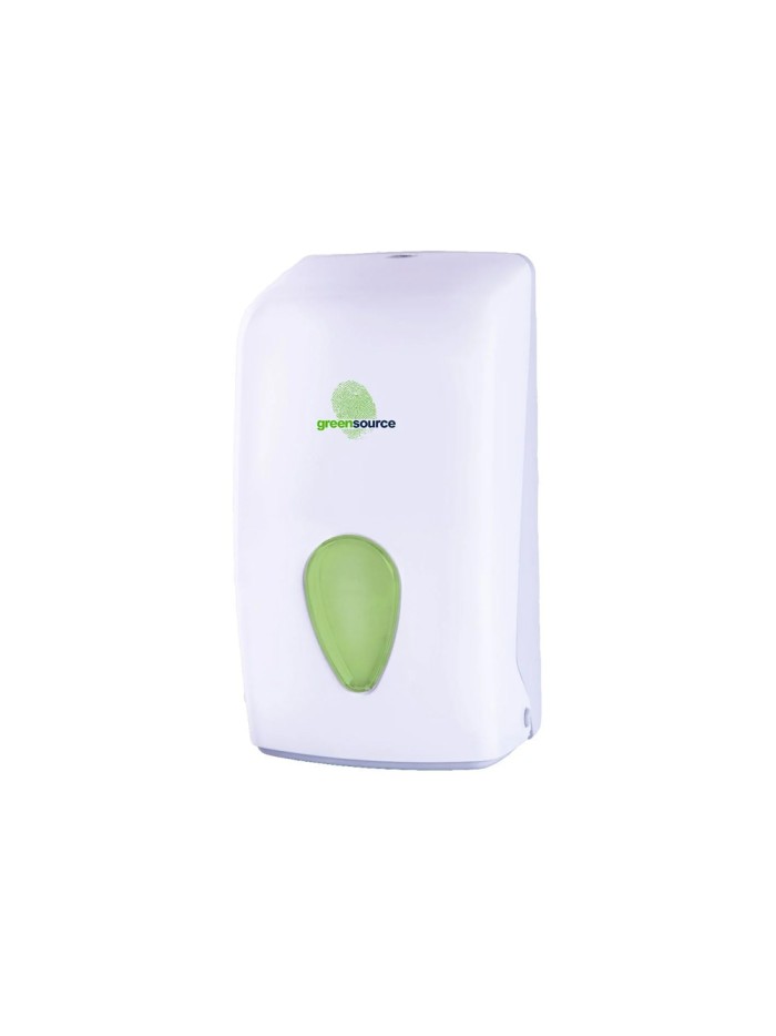 Dispensador papel higienico bunzl greensource plegado zig-zag fabricado en abs color blanco Dispensador papel higienico bunzl greensource plegado zig-zag fabricado en abs color blanco