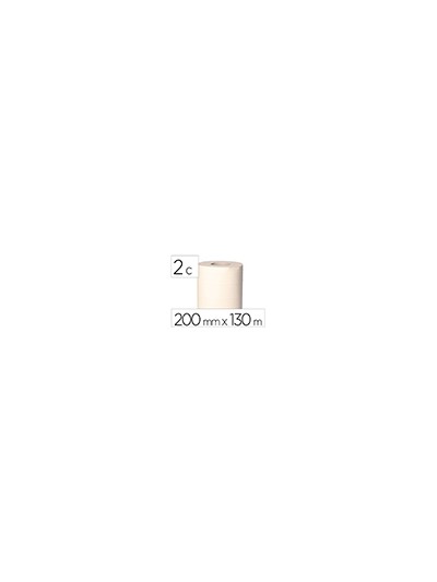 Papel secamanos bunzl greensource 2 capas celulosa blanca 200 mm x 130 mt paquete de 6 rollos