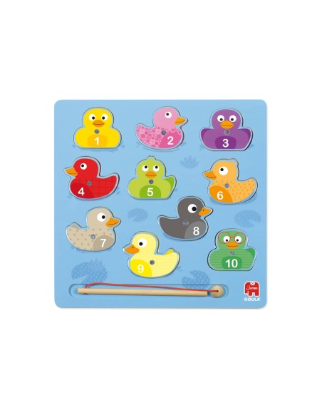 Puzle goula madera magnetico 11 piezas patos magicos