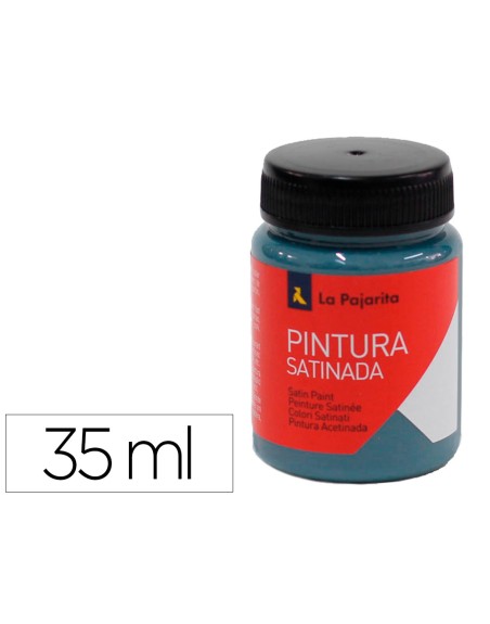 Pintura latex la pajarita satinada l-34 bote 35 ml azul metal