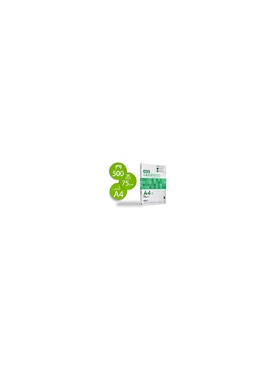 Papel fotocopiadora greening din a4 75 gramos paquete de 500 hojas