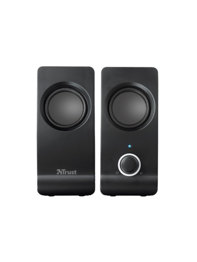 Altavoces trust remo 2.0 potencia maxima 16 w control volumen conexion usb 2.0 jack 3.5 mm color negro