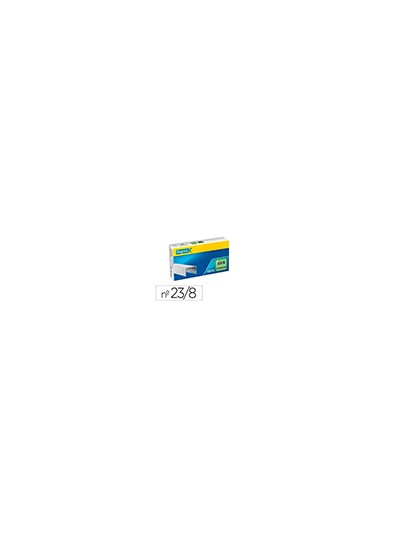 Grapas rapid 23/8 mm galvanizada caja de 1000 unidades