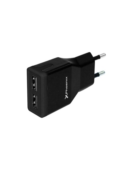 Cargador usb 5v 2 salidas 2a con cable micro usb