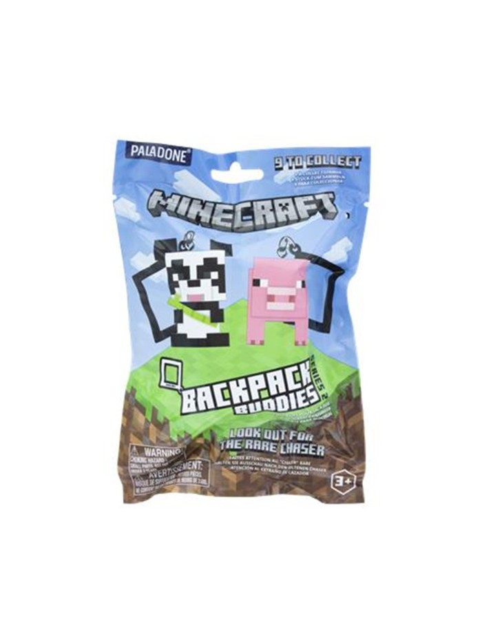 Figura con colgante backpack budies paladone minecraft t2 Figura con colgante backpack budies paladone minecraft t2