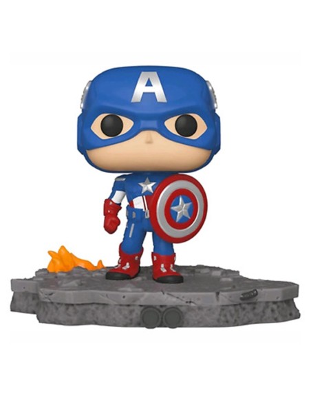 Funko pop deluxe marvel los vengadores avengers capitan america assemble 45076