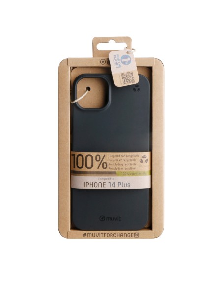 Funda muvit recycletek para apple iphone 14 plus negra