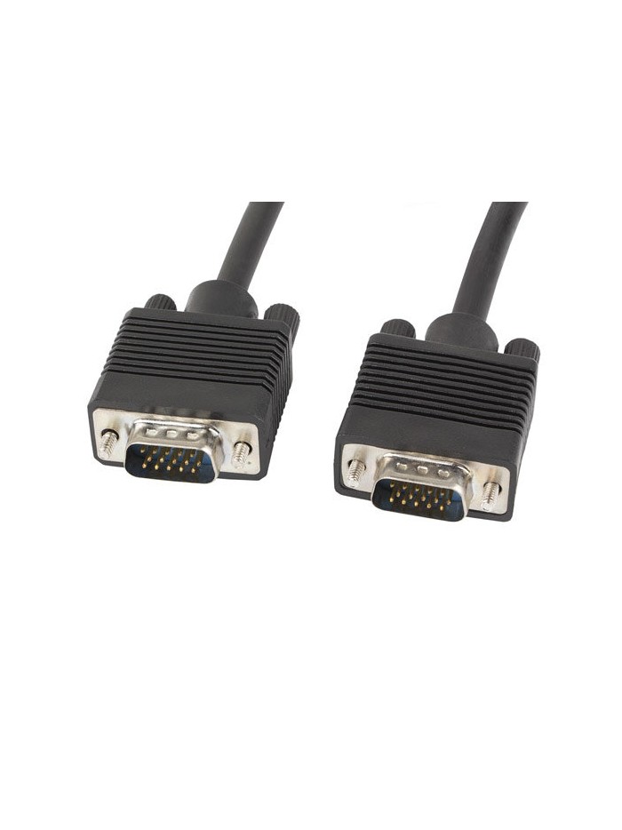 Cable vga lanberg macho - macho ferrita 1.8m negro Cable vga lanberg macho - macho ferrita 1.8m negro