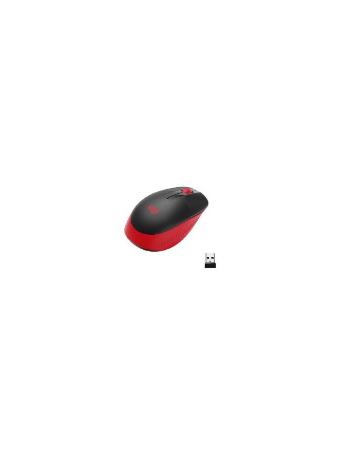 Mouse raton logitech m190 full size optico wireless inalambrico rojo Mouse raton logitech m190 full size optico wireless inalambrico rojo