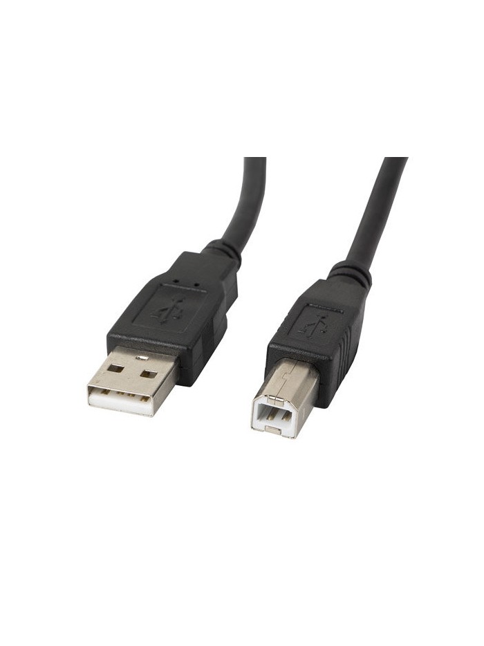 Cable impresora lanberg usb a - usb b macho - macho ferrita 1.8m negro Cable impresora lanberg usb a - usb b macho - macho ferrita 1.8m negro