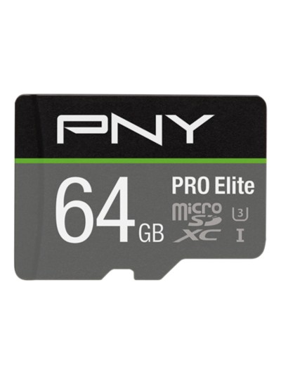 Tarjeta memoria micro sd pny 64gb elite uhs - i c10 microsdxc