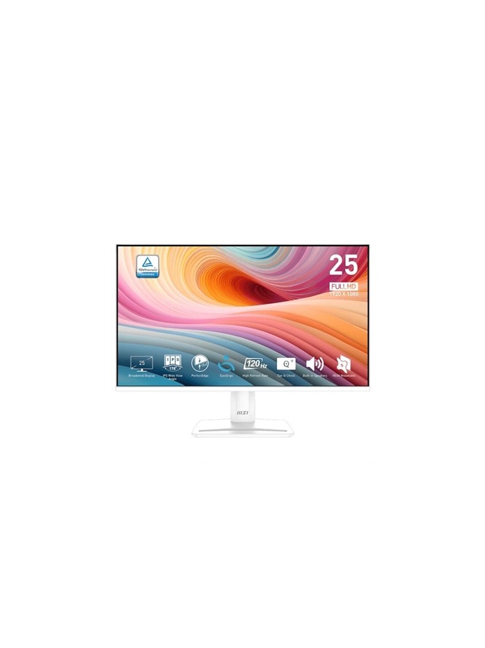 Monitor msi 24.5 pulgadas mp251w e2 ips fhd 16:9 120h vga Monitor msi 24.5 pulgadas mp251w e2 ips fhd 16:9 120h vga