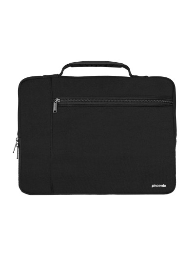 Funda maletin de neopreno phoenix para tablet o portátil 16 pulgadas negra