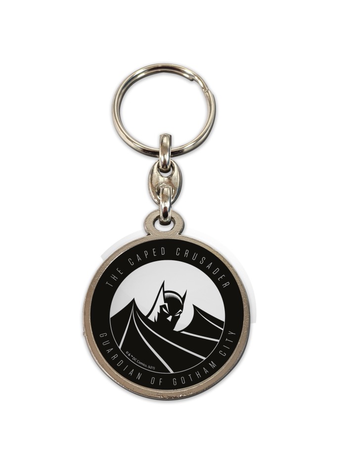Llavero redondo metal sd toys the caped crusader batman universo dc Llavero redondo metal sd toys the caped crusader batman universo dc