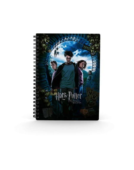 Libreta efecto 3d sd toys harry potter poster harry potter y el prisionero de azkaban