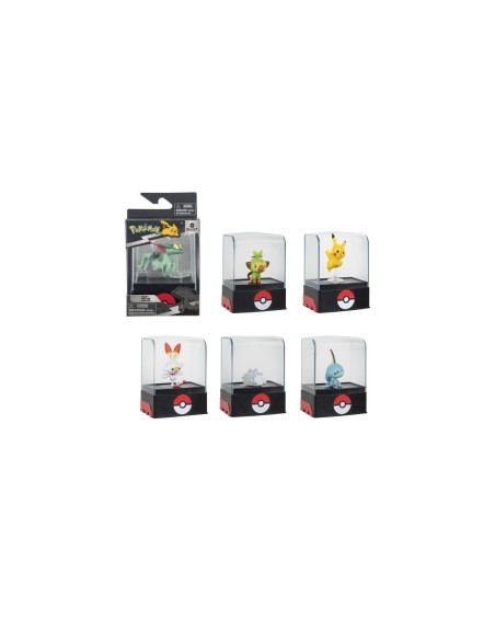 Figura pokemon con vitrina