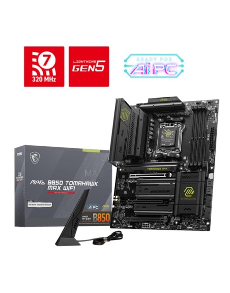 Placa base msi mag b850 tomahawk max wifi atx am5
