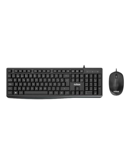 Teclado + raton nilox nxkme0012 negro