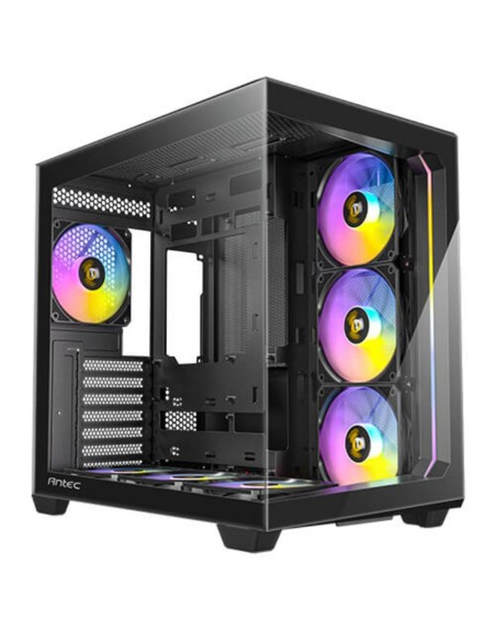 Caja ordenador gaming antec fishtank c5 atx argb vidrio negro