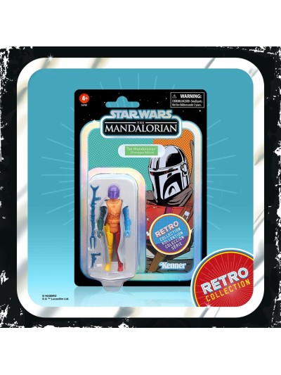 Figura hasbro star wars retro prototype series - the mandalorian (modelo aleatorio)