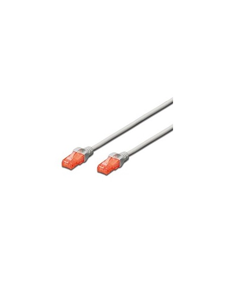Cable red ewent latiguillo rj45 utp cat6 5m gris