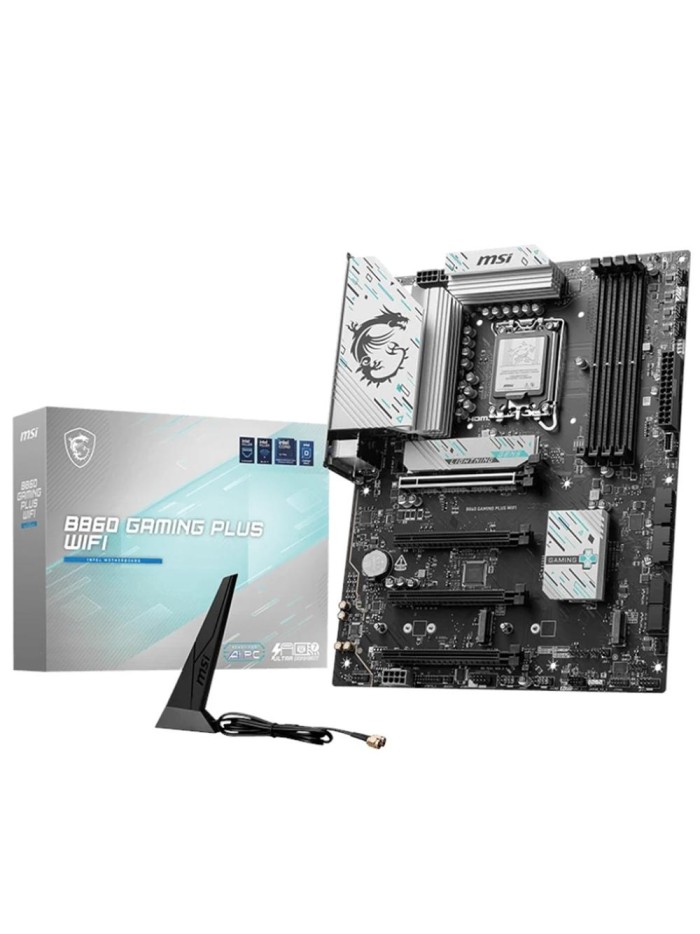 Placa base msi b860 gaming plus wifi atx - 4x ddr5 - 4x sata 6gb - s lga 1851 Placa base msi b860 gaming plus wifi atx - 4x ddr5 - 4x sata 6gb - s lga 1851