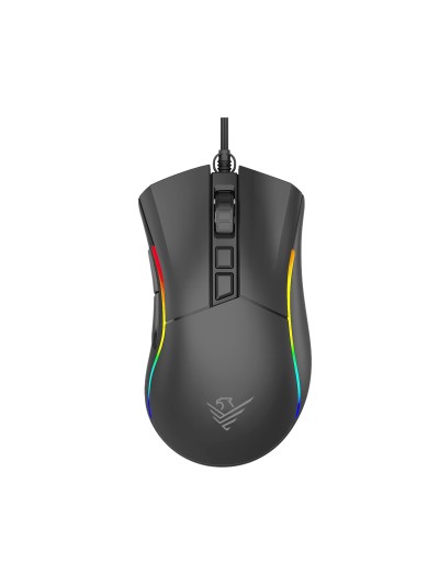 Ratón gaming phoenix void 12000 dpi de alto rendimiento negro rgb usb
