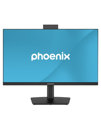 Monitor phoenix visión 24 pro 23.8 pulgadas full hd panel ips webcam integrada abatible hdmi + dp altavoces integrados