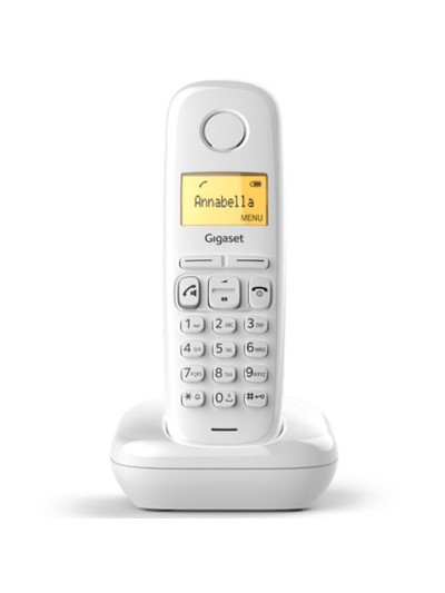 Telefono fijo inalambrico gigaset a270 blanco 80 numeros agenda - 10 tonos