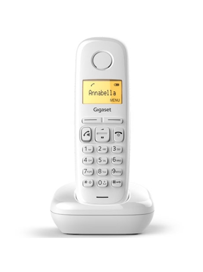 Telefono fijo inalambrico gigaset a270 blanco 80 numeros agenda - 10 tonos Telefono fijo inalambrico gigaset a270 blanco 80 numeros agenda - 10 tonos