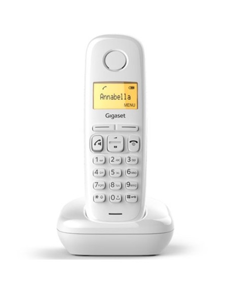 Telefono fijo inalambrico gigaset a270 blanco 80 numeros agenda - 10 tonos
