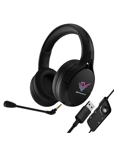 Auriculares gaming xspectrum rgb con cable