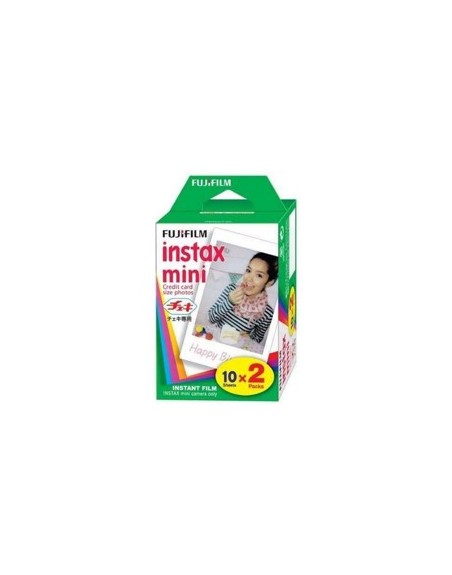 Pack 2 cartuchos - carga fujifilm 10 fotos instax mini
