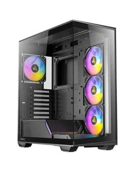 Caja ordenador gaming antec fishtank c3 argb atx vidrio negro