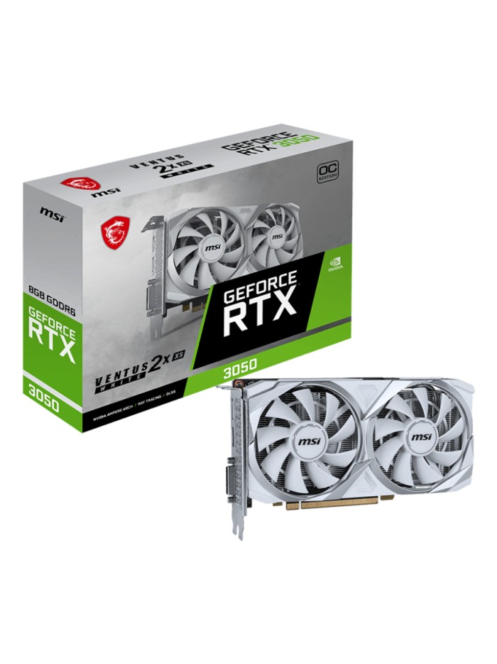 Tarjeta grafica msi rtx 3050 ventus 2x white 8gb oc Tarjeta grafica msi rtx 3050 ventus 2x white 8gb oc