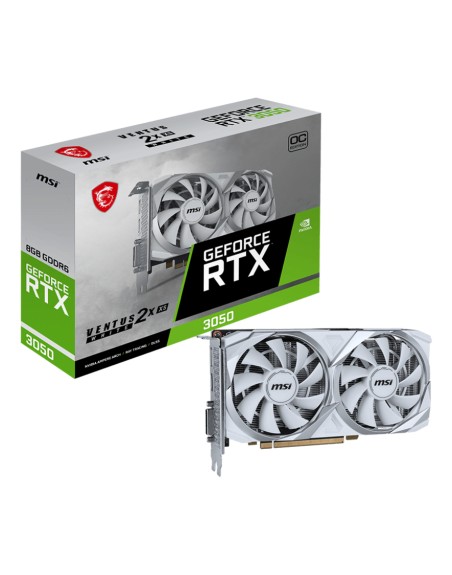 Tarjeta grafica msi rtx 3050 ventus 2x white 8gb oc