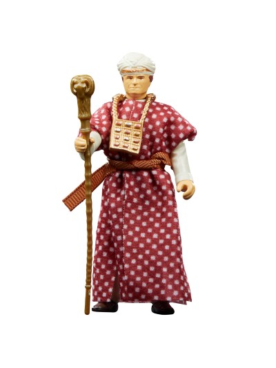 Figura hasbro retro collection indiana jones riders if the lost ark - belloq (ceremonial)