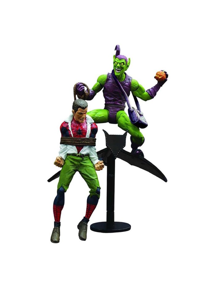Figura diamond select toys marvel classic the amazing spider - man re - run green gobling vs spider - man 18cm Figura diamond select toys marvel classic the amazing spider - man re - run green gobling vs spider - man 18cm