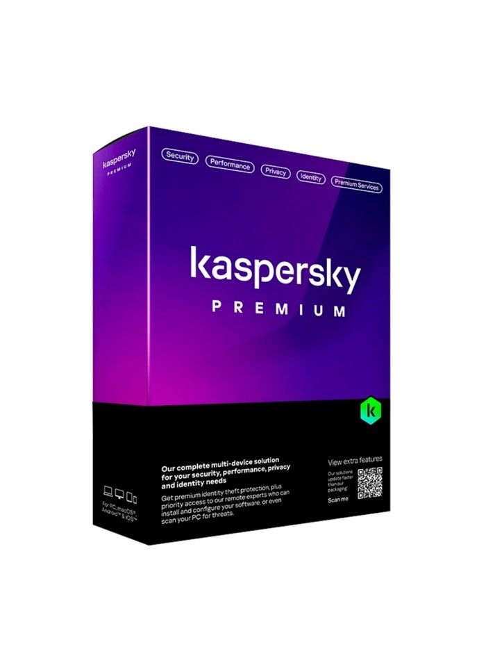 Antivirus kaspersky premium 5 dispositivos 1 año en caja Antivirus kaspersky premium 5 dispositivos 1 año en caja