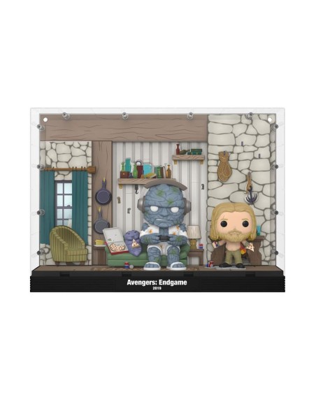 Funko pop moments deluxe marvel avengers endgame thor house 70914