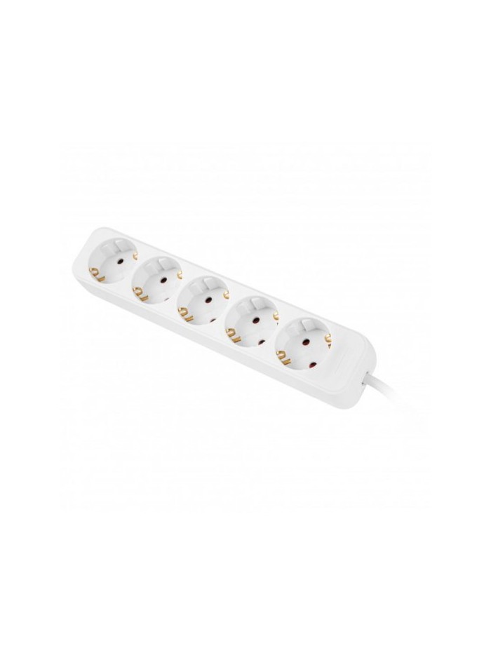 Regleta lanberg 5 tomas schuko blanca 1.5m Regleta lanberg 5 tomas schuko blanca 1.5m