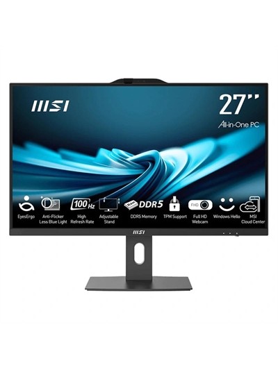 Ordenador all in one aio msi ap272p - 484es i5 - 14400 16gb 512 w11p 27 pulgadas negro