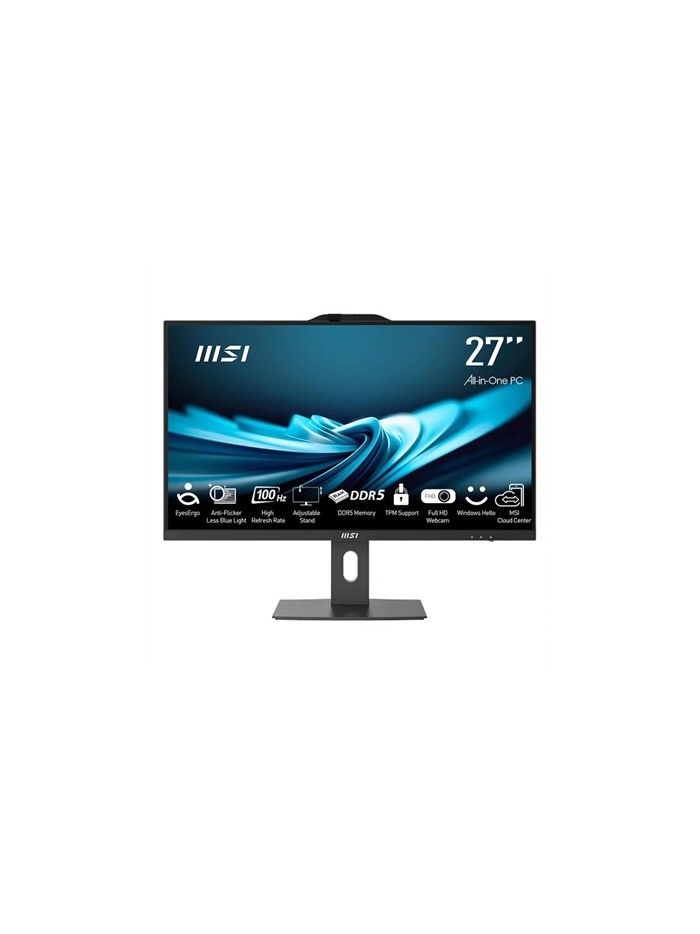 Ordenador all in one aio msi ap272p - 484es i5 - 14400 16gb 512 w11p 27 pulgadas negro Ordenador all in one aio msi ap272p - 484es i5 - 14400 16gb 512 w11p 27 pulgadas negro