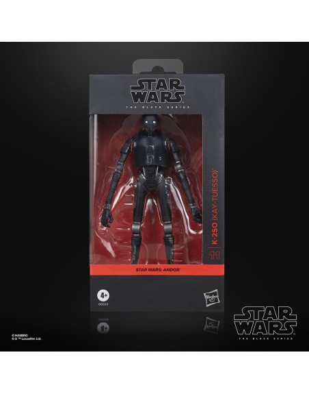 Figura hasbro star wars the black series andor k - 2s0 (kay - tuesso)