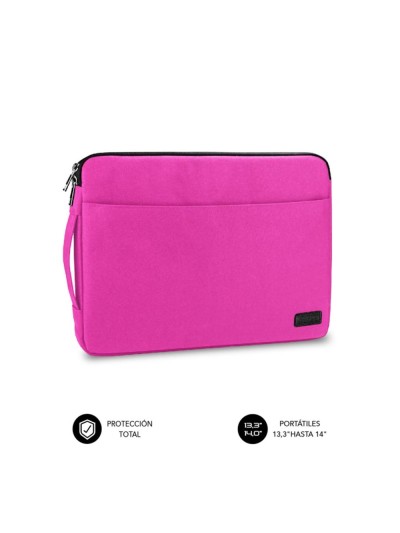 Funda subblim urban laptop sleeve para portatil 13.3 pulgadas - 14 pulgadas rosa