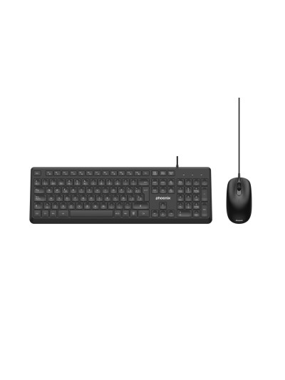 Phoenix combo teclado multimedia + ratón con cable usb 1200dpi